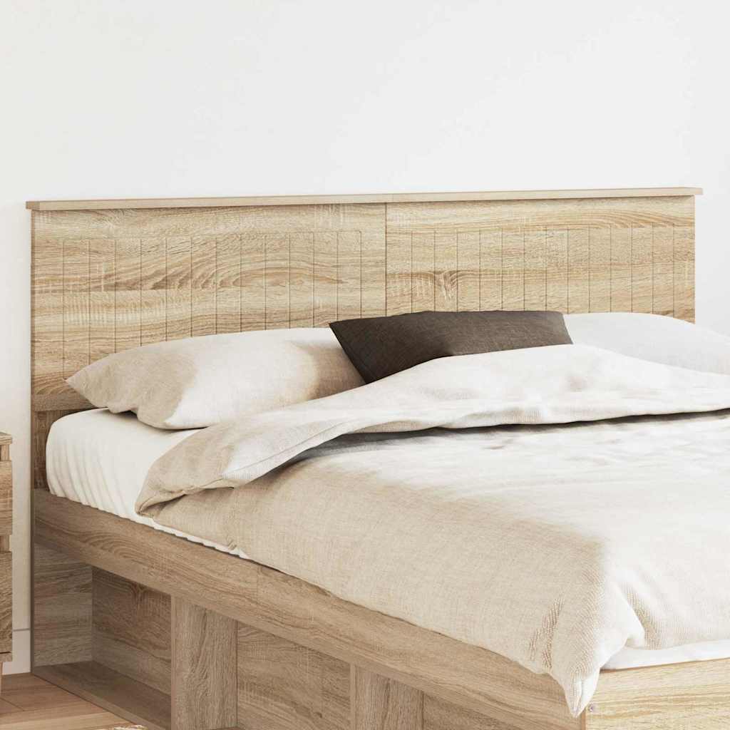 Hoofdbord met hoofdeinde Sonoma Eiken 150 cm Bewerkt hout