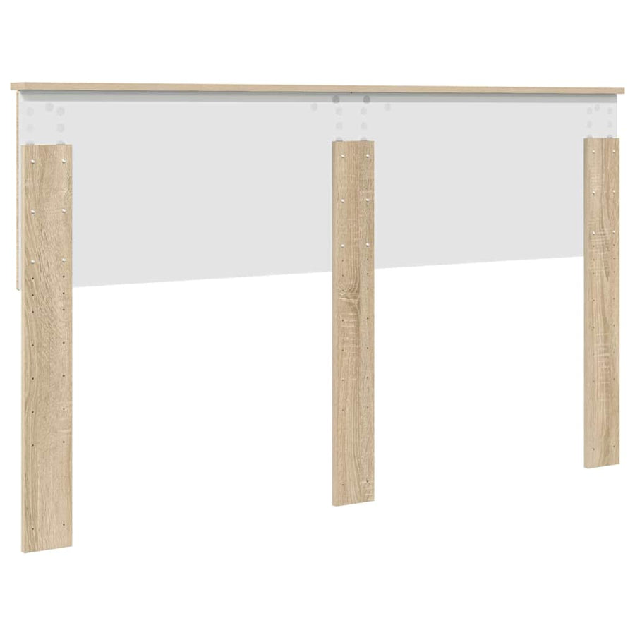 Hoofdbord met hoofdeinde Sonoma Eiken 150 cm Bewerkt hout