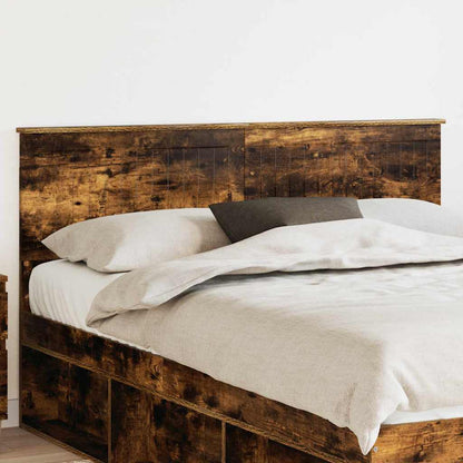 Hoofdbord met hoofdeinde Gerookt eiken 150 cm Bewerkt hout
