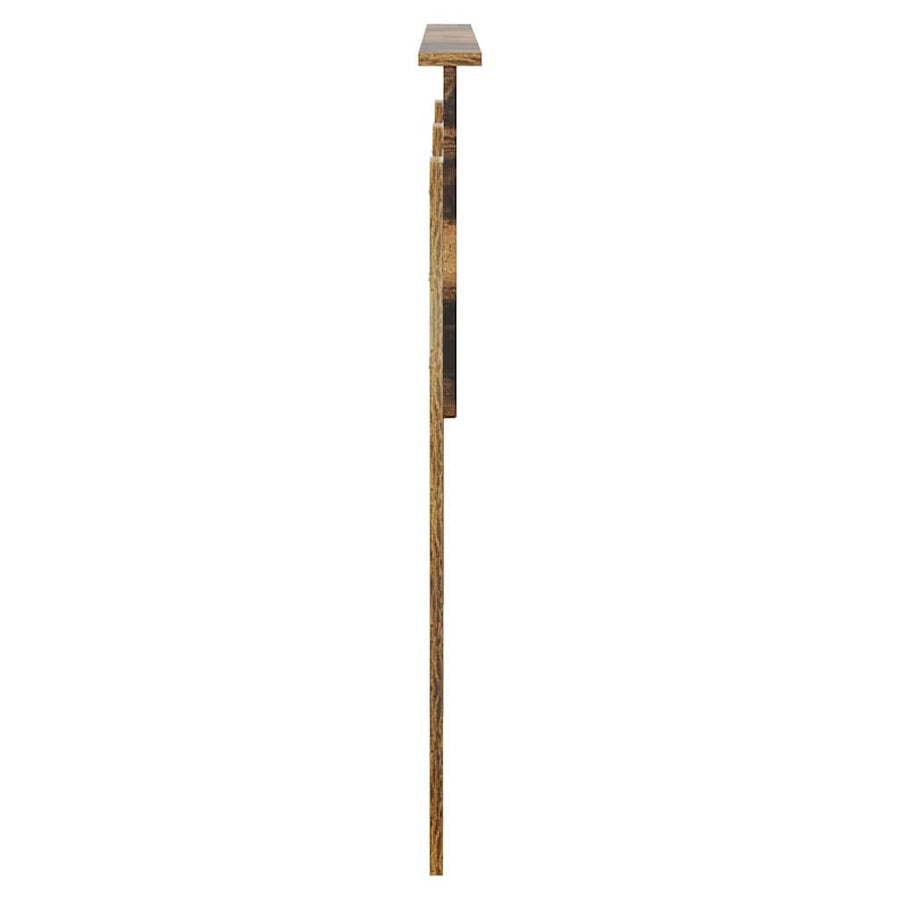 Hoofdbord met hoofdeinde Gerookt eiken 150 cm Bewerkt hout