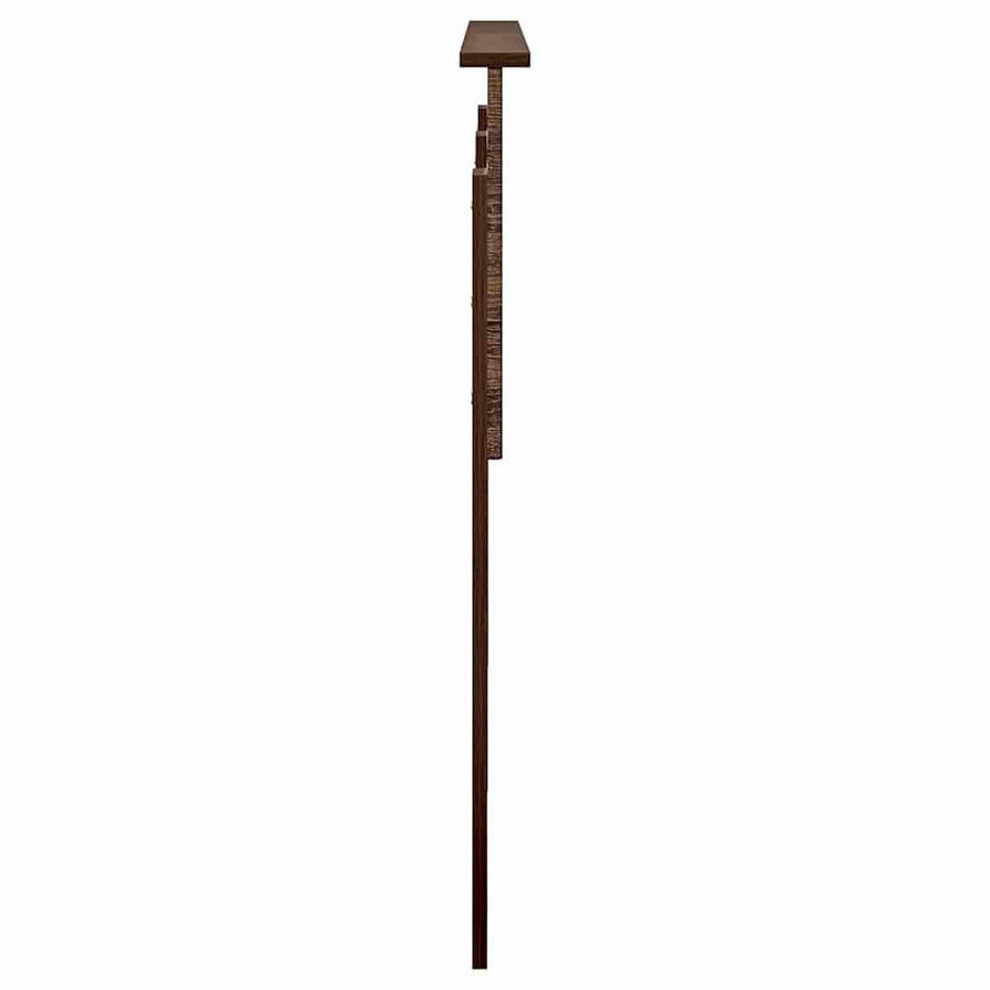 Hoofdbord met hoofdeinde Bruin Eiken 150 cm Bewerkt hout
