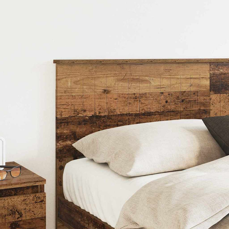 Hoofdbord met hoofdeinde Oud Hout 150 cm Bewerkt hout