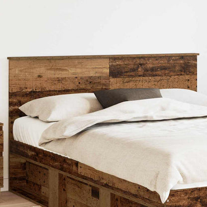Hoofdbord met hoofdeinde Oud Hout 150 cm Bewerkt hout