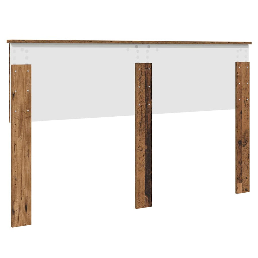 Hoofdbord met hoofdeinde Oud Hout 150 cm Bewerkt hout