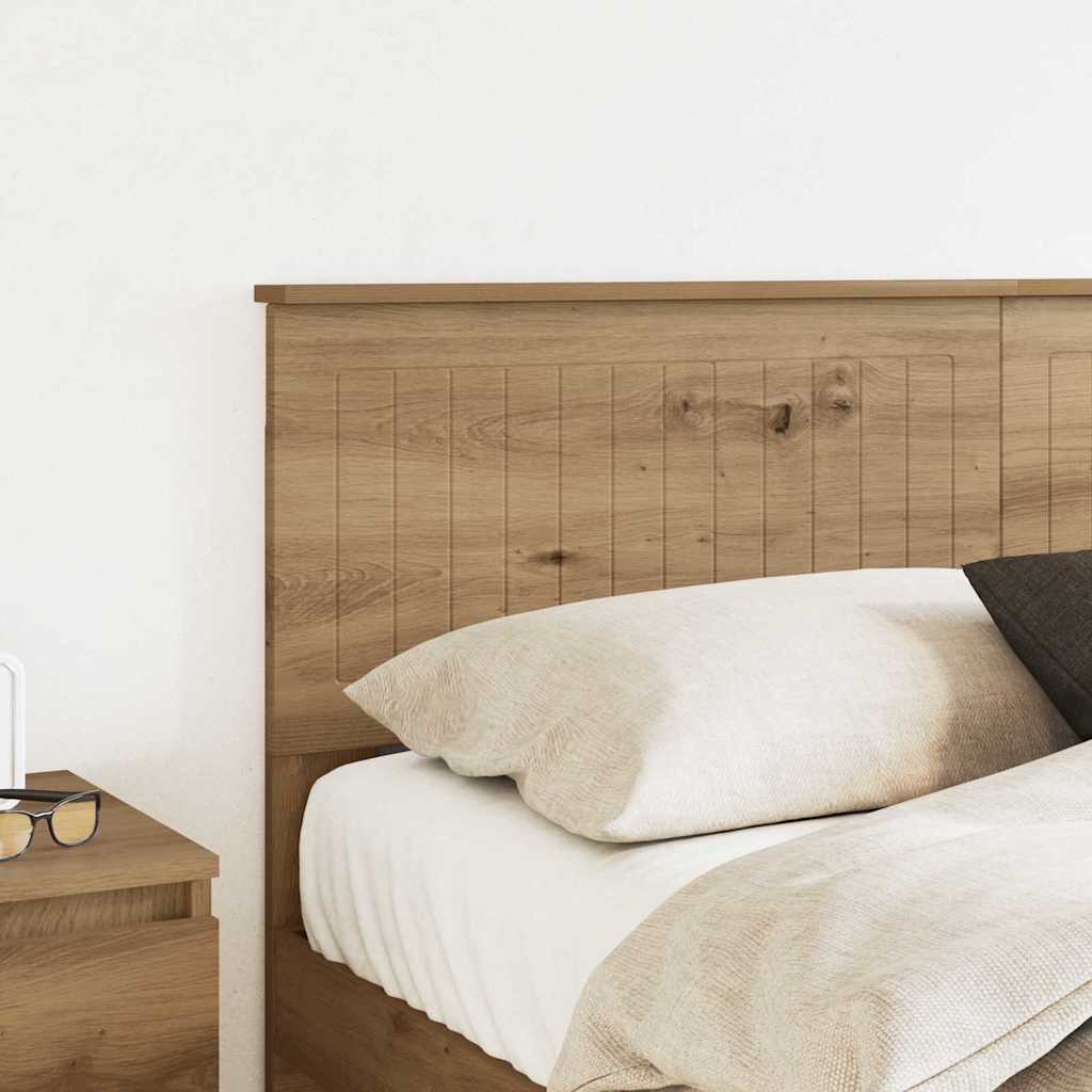 Hoofdbord met hoofdeinde Artisan Eiken 150 cm Bewerkt hout