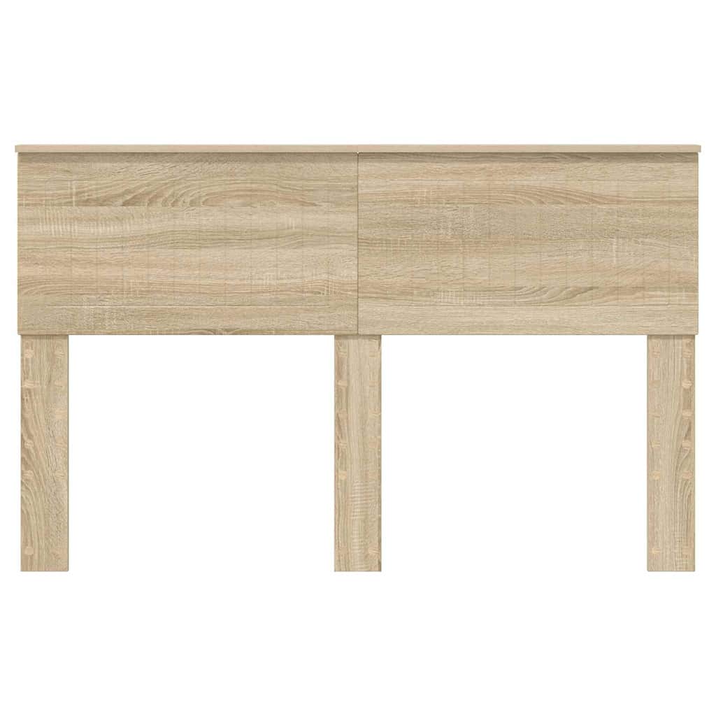 Hoofdbord met hoofdeinde Sonoma Eiken 140 cm Bewerkt hout