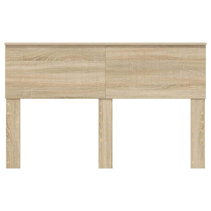 Hoofdbord met hoofdeinde Sonoma Eiken 140 cm Bewerkt hout