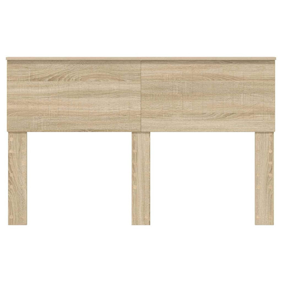 Hoofdbord met hoofdeinde Sonoma Eiken 140 cm Bewerkt hout