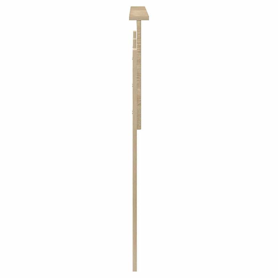 Hoofdbord met hoofdeinde Sonoma Eiken 140 cm Bewerkt hout