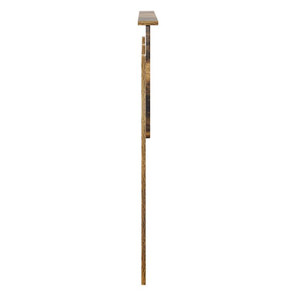 Hoofdbord met hoofdeinde Gerookt eiken 140 cm Bewerkt hout