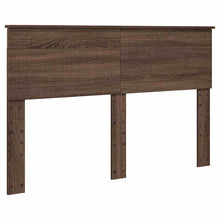 Hoofdbord met hoofdeinde Bruin Eiken 140 cm Bewerkt hout