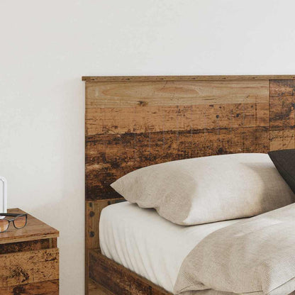 Hoofdbord met hoofdeinde Oud Hout 140 cm Bewerkt hout
