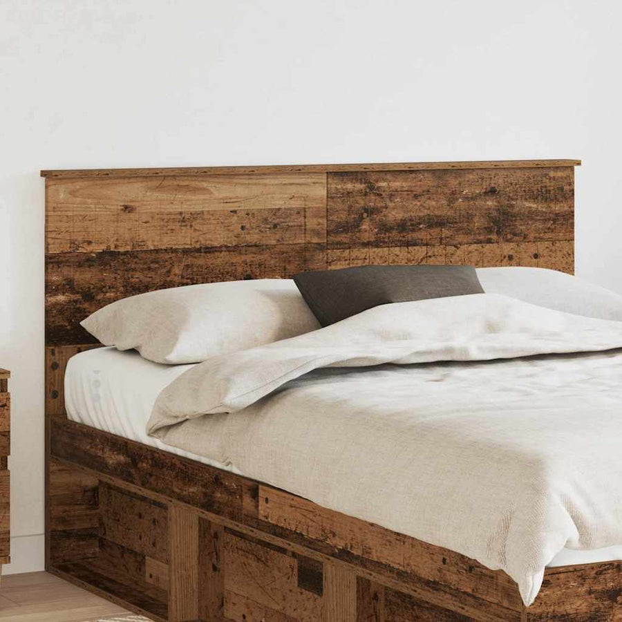 Hoofdbord met hoofdeinde Oud Hout 140 cm Bewerkt hout