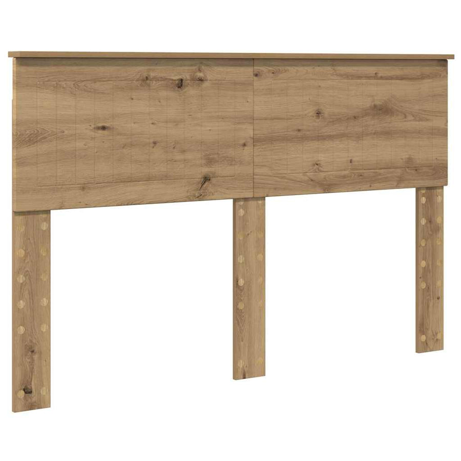 Hoofdbord met hoofdeinde Artisan Eiken 140 cm Bewerkt hout