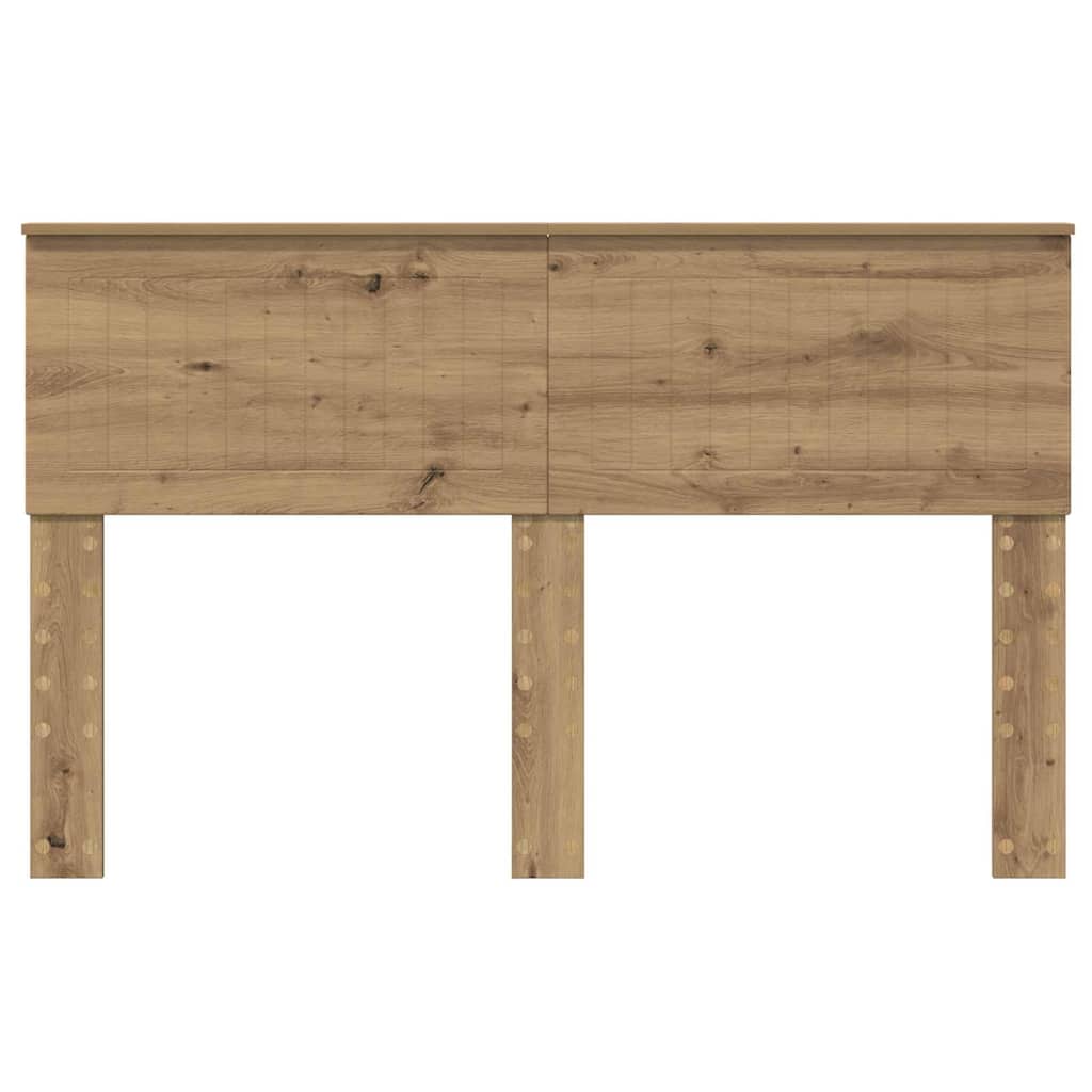Hoofdbord met hoofdeinde Artisan Eiken 140 cm Bewerkt hout