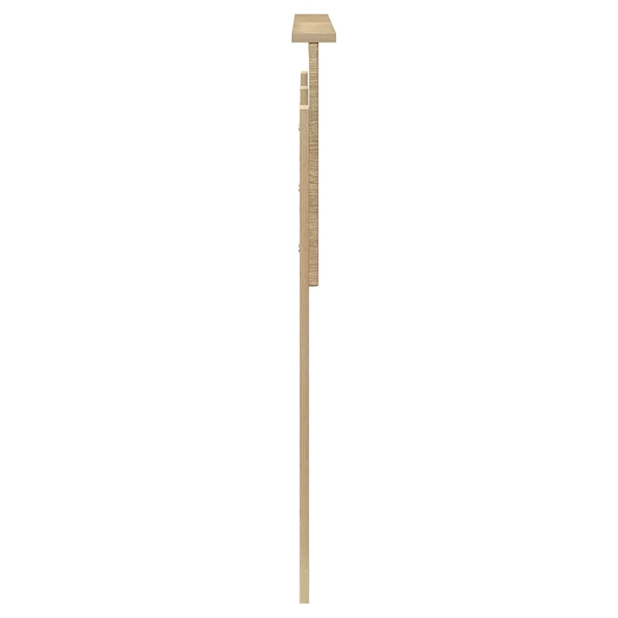 Hoofdbord met hoofdeinde Sonoma Eiken 135 cm Bewerkt hout