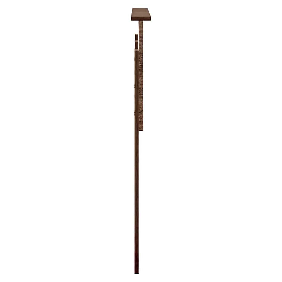 Hoofdbord met hoofdeinde Bruin Eiken 135 cm Bewerkt hout