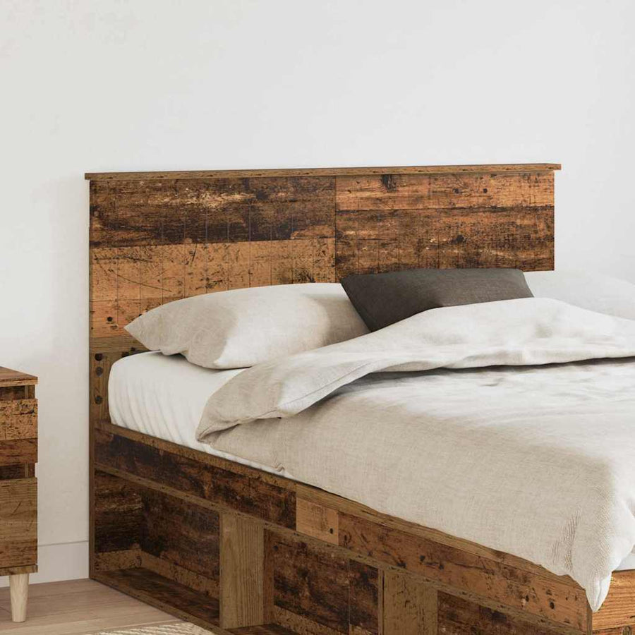 Hoofdbord met hoofdeinde Oud Hout 135 cm Bewerkt hout