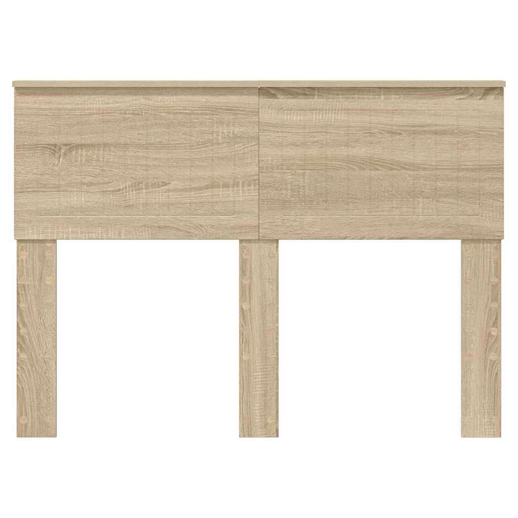 Hoofdbord met hoofdeinde Sonoma Eiken 120 cm Bewerkt hout