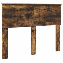 Hoofdbord met hoofdeinde Gerookt eiken 120 cm Bewerkt hout