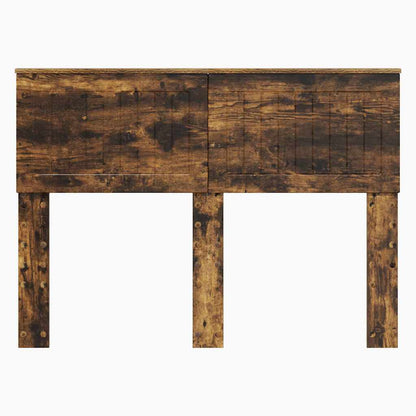 Hoofdbord met hoofdeinde Gerookt eiken 120 cm Bewerkt hout