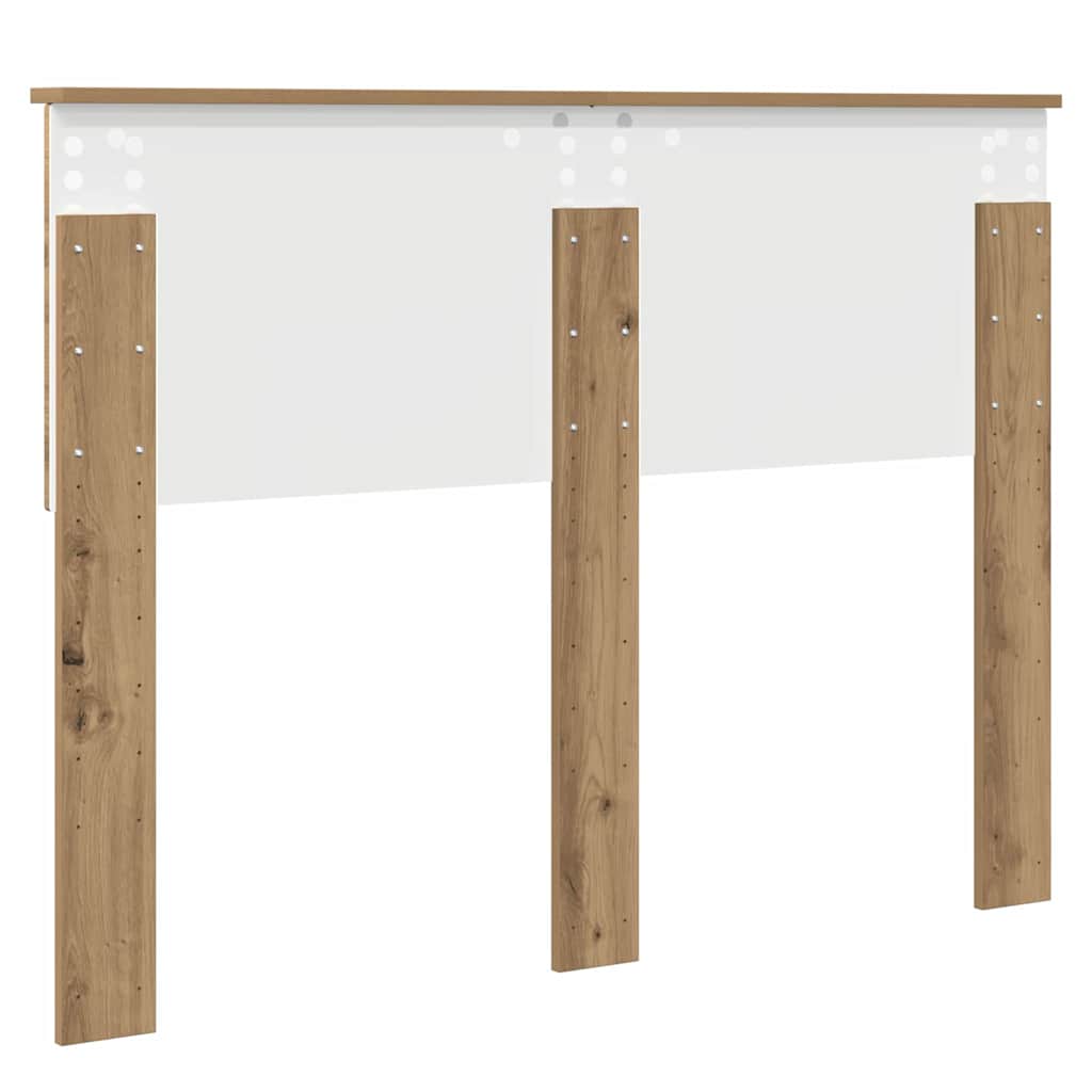 Hoofdbord met hoofdeinde Artisan Eiken 120 cm Bewerkt hout