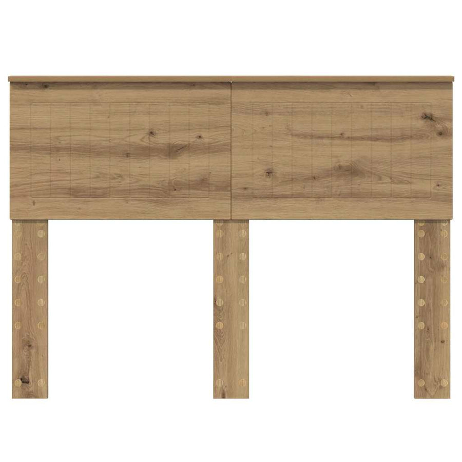 Hoofdbord met hoofdeinde Artisan Eiken 120 cm Bewerkt hout