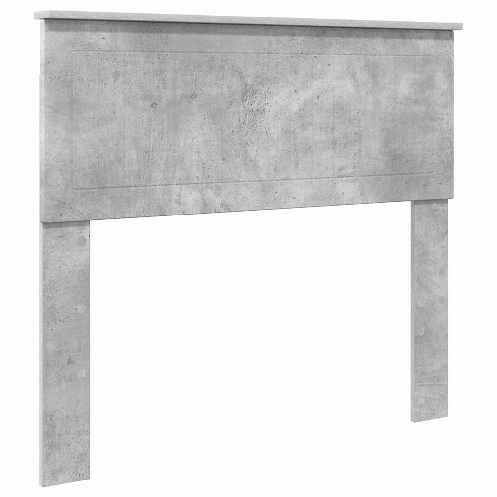 Hoofdbord met hoofdeinde Beton Grijs 100 cm Bewerkt hout