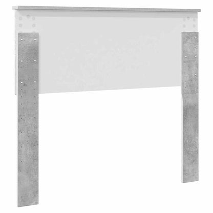Hoofdbord met hoofdeinde Beton Grijs 100 cm Bewerkt hout