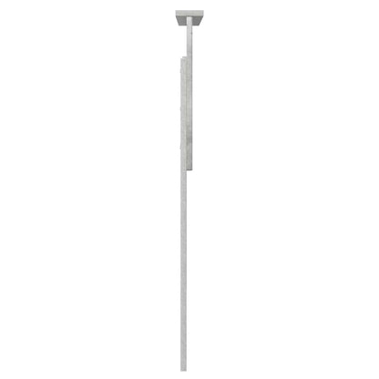 Hoofdbord met hoofdeinde Beton Grijs 100 cm Bewerkt hout