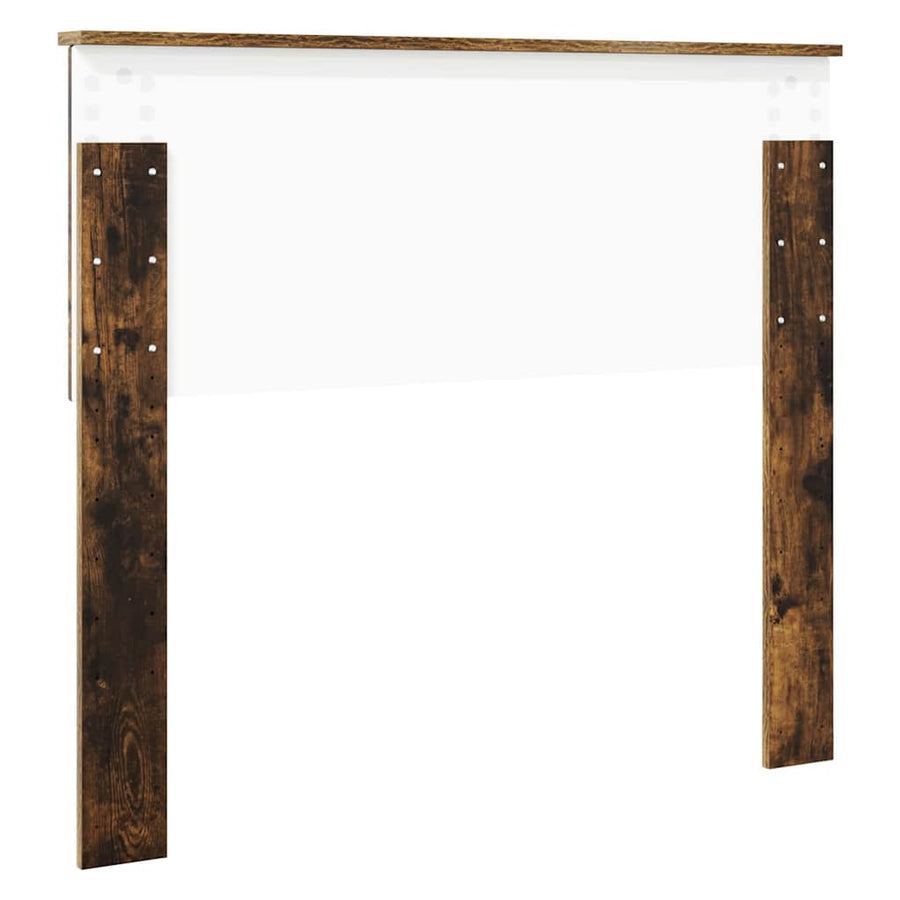 Hoofdbord met hoofdeinde Gerookt eiken 100 cm Bewerkt hout