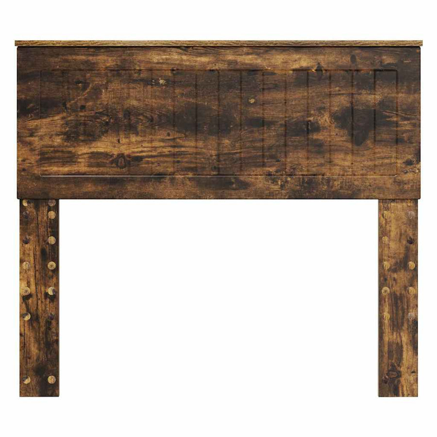 Hoofdbord met hoofdeinde Gerookt eiken 100 cm Bewerkt hout