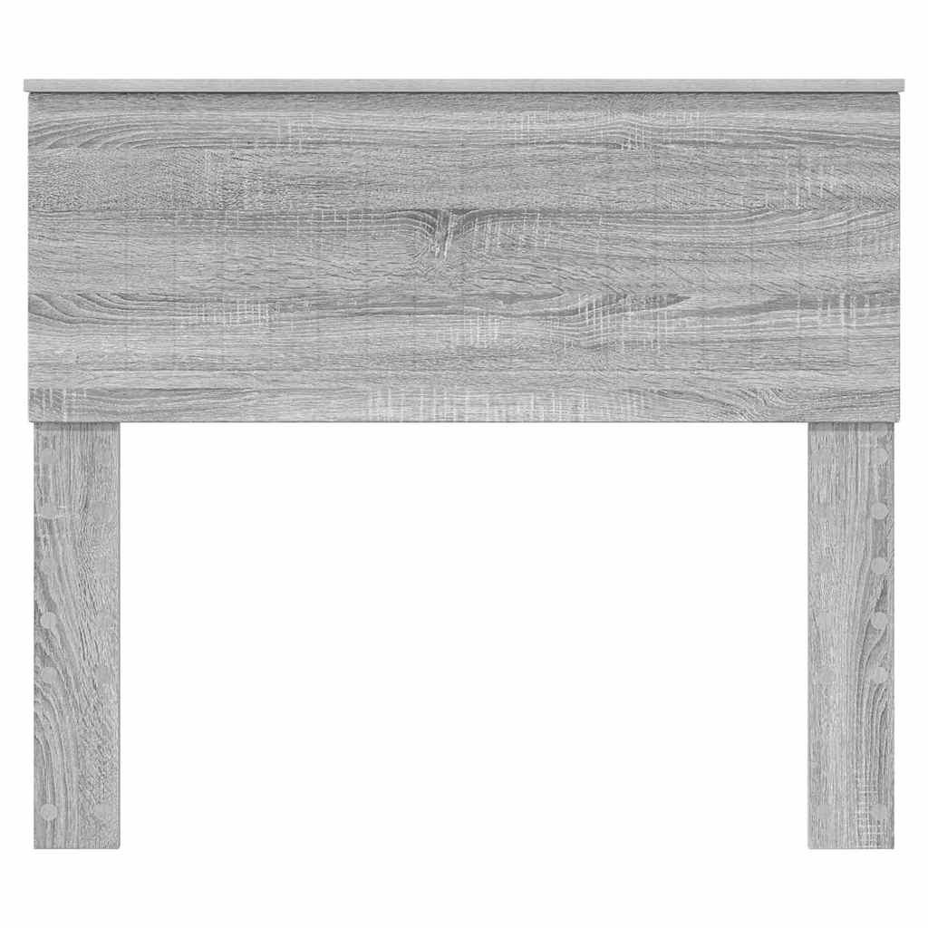 Hoofdbord met hoofdeinde Grijs Sonoma 100 cm Bewerkt hout