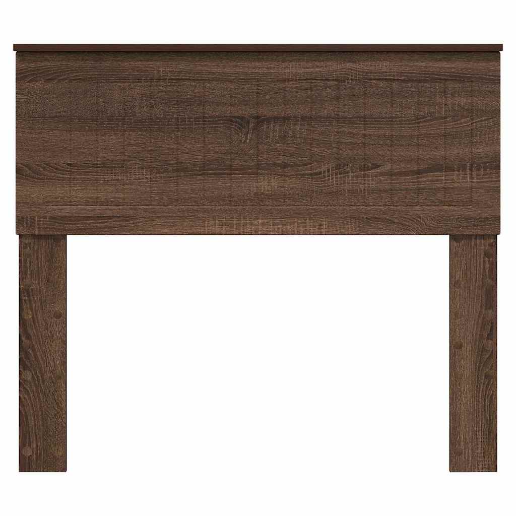 Hoofdbord met hoofdeinde Bruin Eiken 100 cm Bewerkt hout