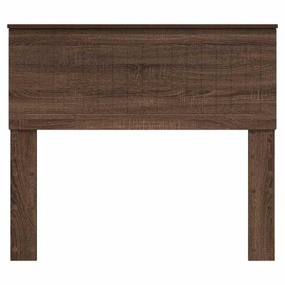 Hoofdbord met hoofdeinde Bruin Eiken 100 cm Bewerkt hout
