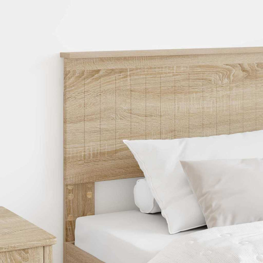 Hoofdbord met hoofdeinde Sonoma Eiken 90 cm Bewerkt hout