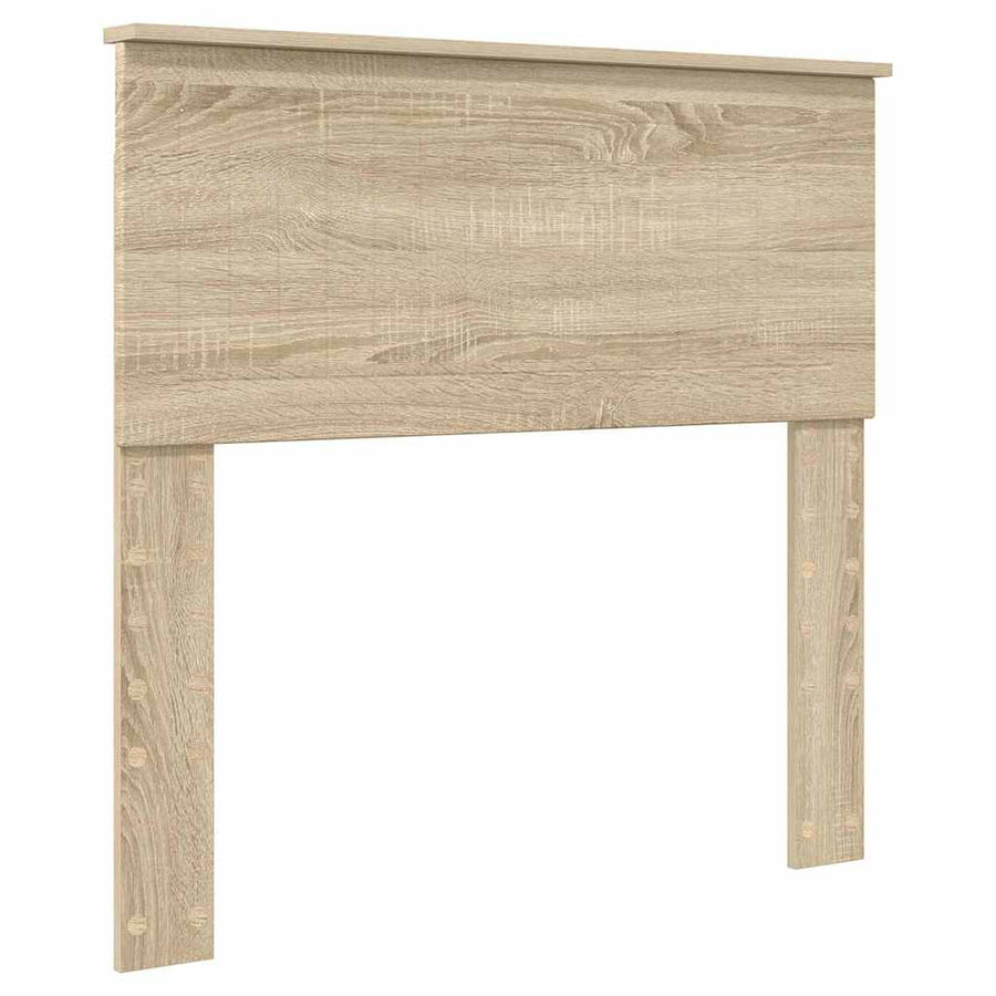 Hoofdbord met hoofdeinde Sonoma Eiken 90 cm Bewerkt hout