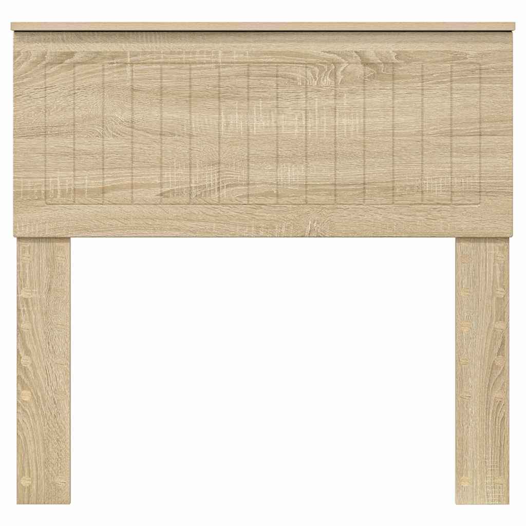 Hoofdbord met hoofdeinde Sonoma Eiken 90 cm Bewerkt hout