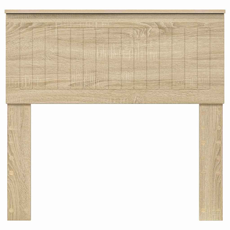 Hoofdbord met hoofdeinde Sonoma Eiken 90 cm Bewerkt hout