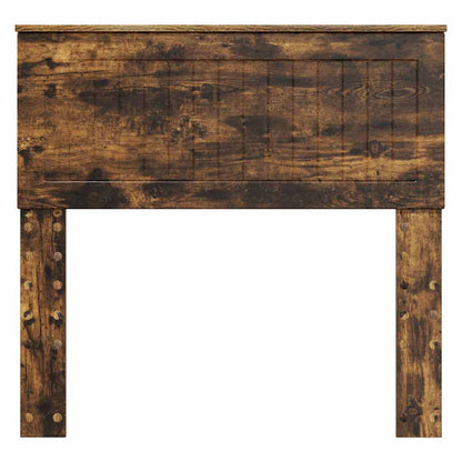 Hoofdbord met hoofdeinde Gerookt eiken 90 cm Bewerkt hout