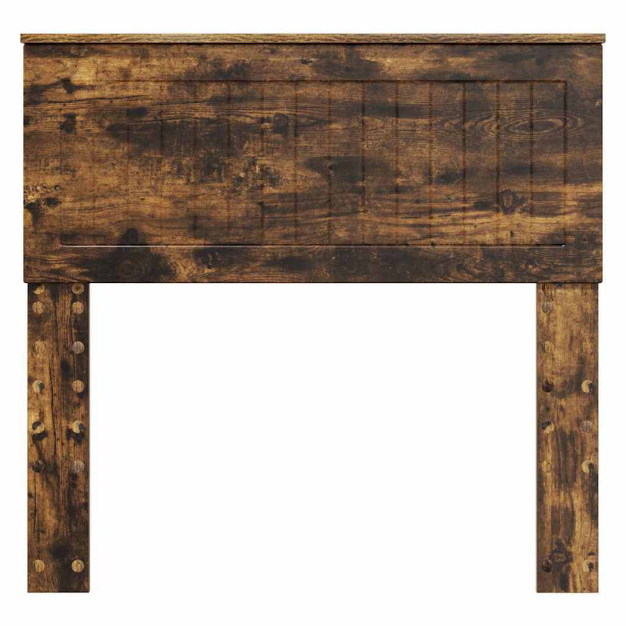 Hoofdbord met hoofdeinde Gerookt eiken 90 cm Bewerkt hout