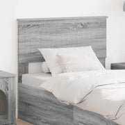 Hoofdbord 90 cm grijs sonoma bewerkt hout