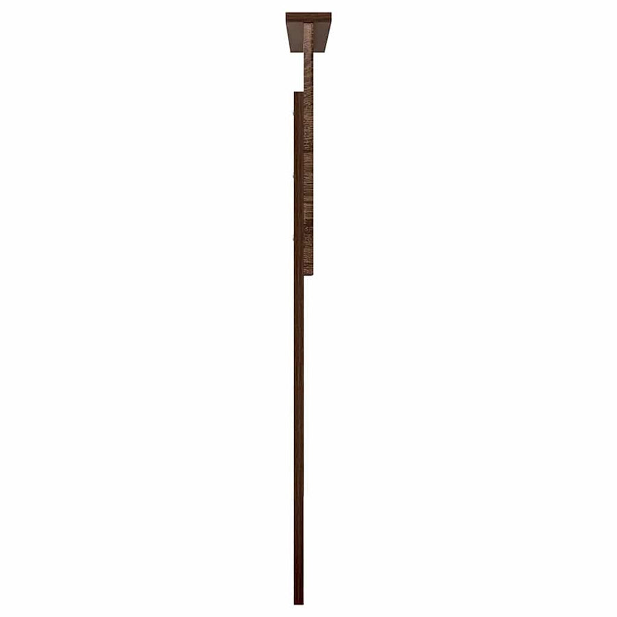 Hoofdbord met hoofdeinde Bruin Eiken 90 cm Bewerkt hout