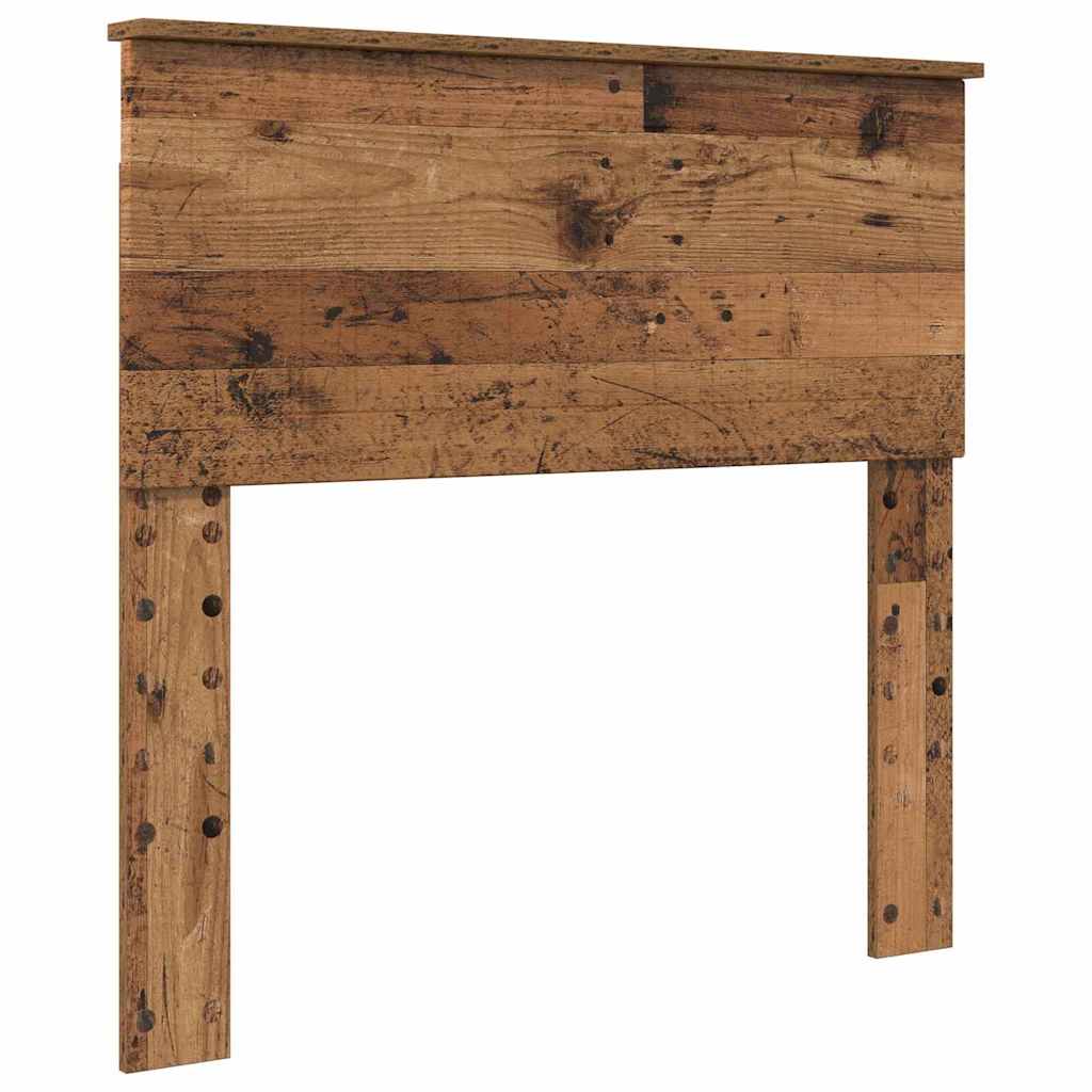 Hoofdbord met hoofdeinde Oud Hout 90 cm Bewerkt hout