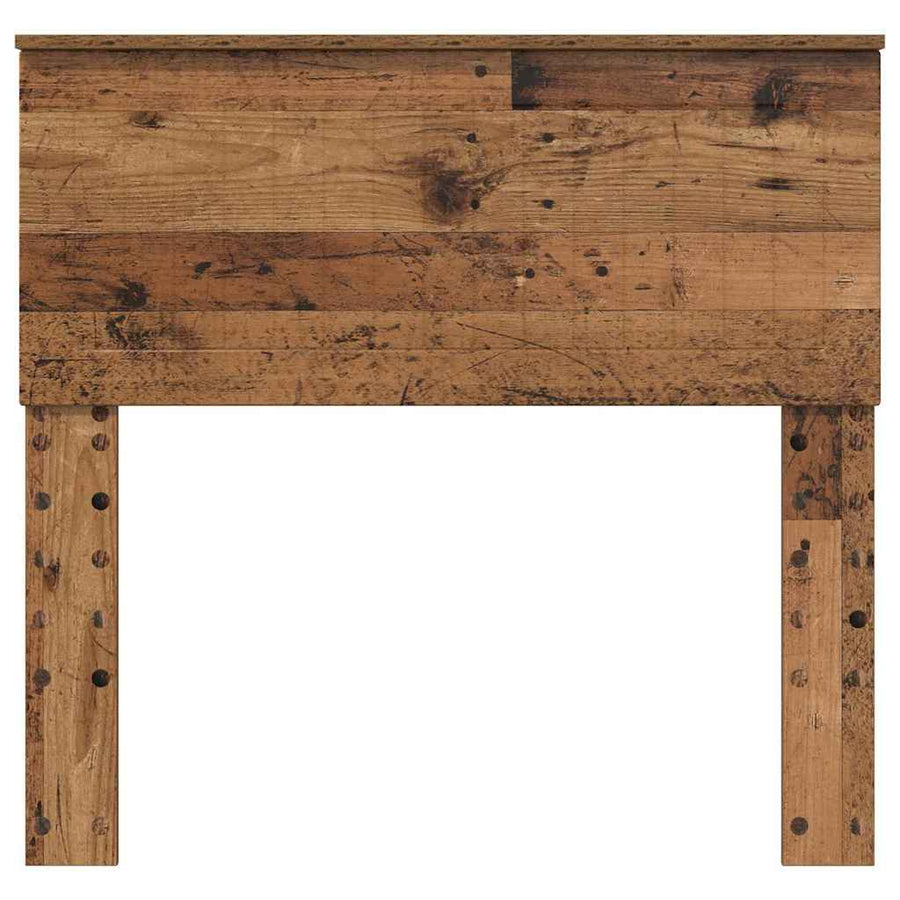 Hoofdbord met hoofdeinde Oud Hout 90 cm Bewerkt hout