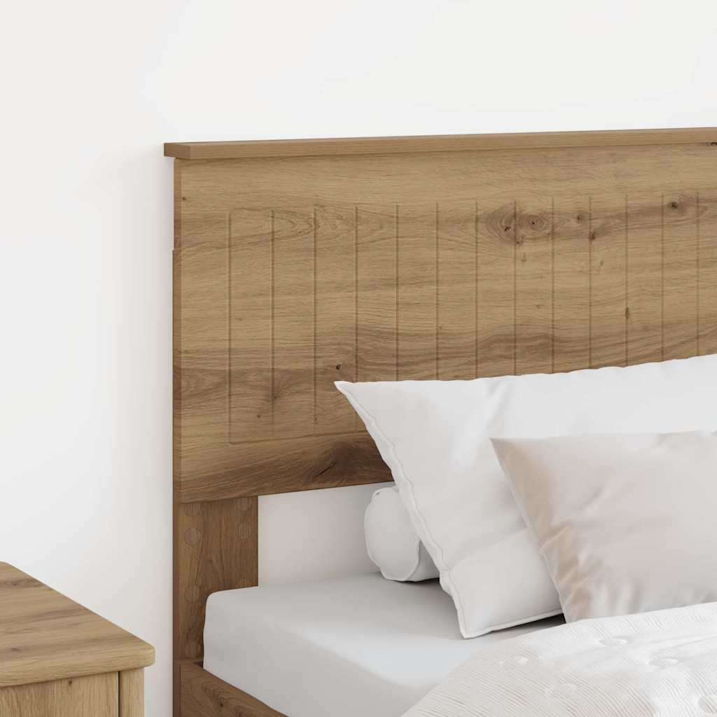 Hoofdbord met hoofdeinde Artisan Eiken 90 cm Bewerkt hout