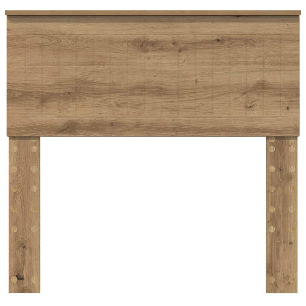 Hoofdbord met hoofdeinde Artisan Eiken 90 cm Bewerkt hout