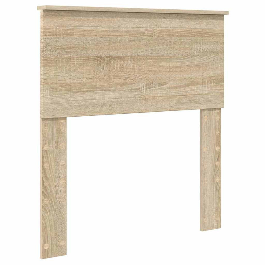 Hoofdbord met hoofdeinde Sonoma Eiken 80 cm Bewerkt hout