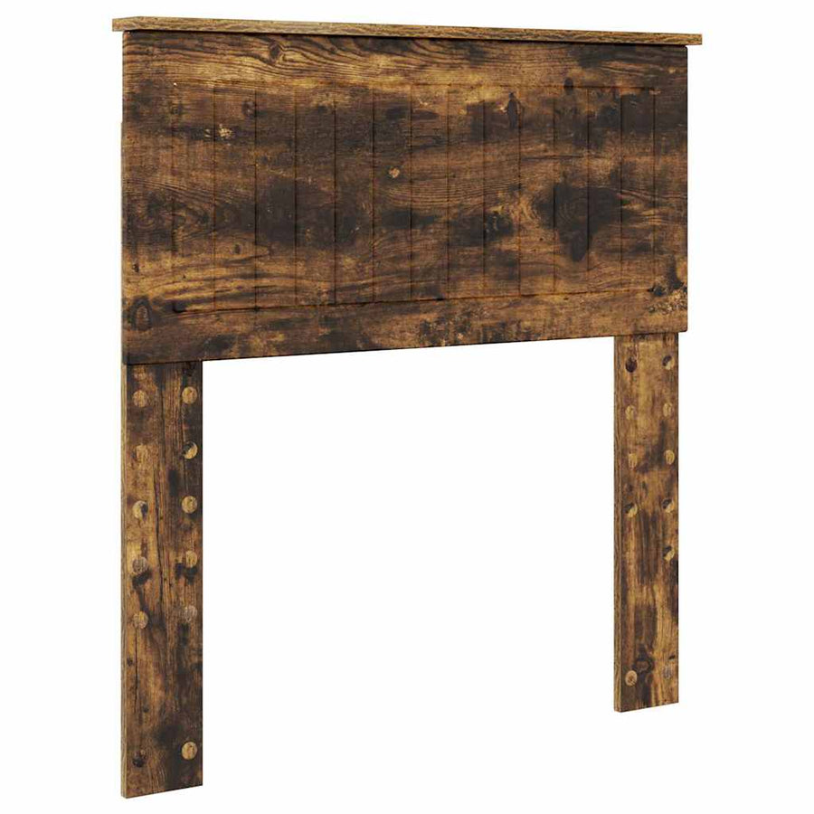 Hoofdbord met hoofdeinde Gerookt eiken 80 cm Bewerkt hout
