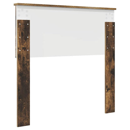Hoofdbord met hoofdeinde Gerookt eiken 80 cm Bewerkt hout